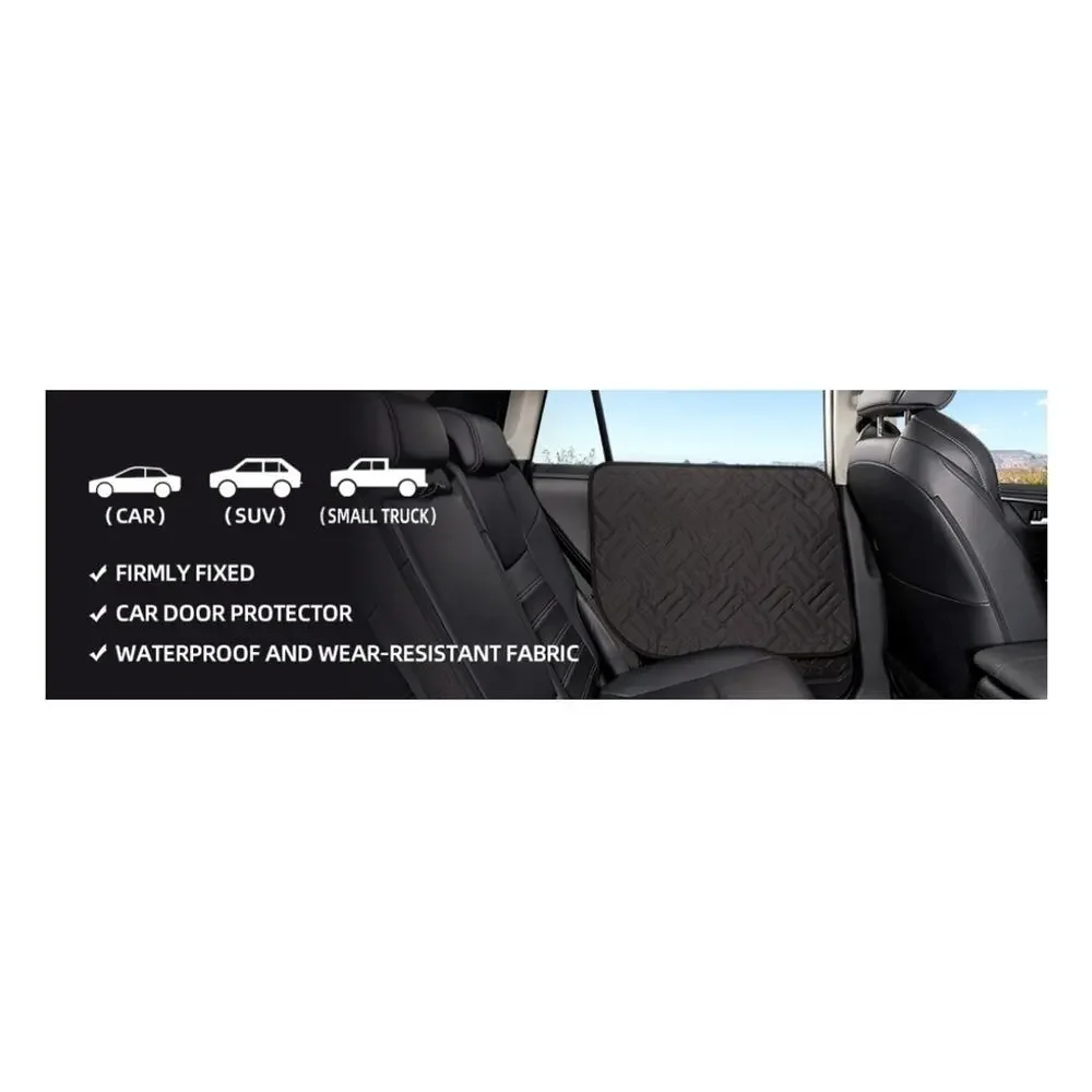 2PCS Car Door Protector for Dogs Scratching Vehicle Door Waterproof Black New!
